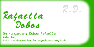 rafaella dobos business card